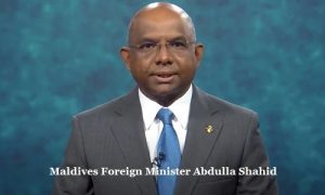 Maldives Foreign Minister Abdulla Shahid