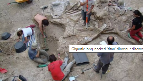 122 Million Yrs Old Gigantic Long-Necked 'Titan' Dinosaur Discovered